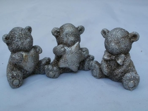 3 kleine Teddybären, 5 cm