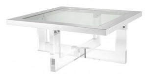 Casa Padrino Luxus Couchtisch 100 x 100 x H. 43 cm - Designer Wohnzimmertisch