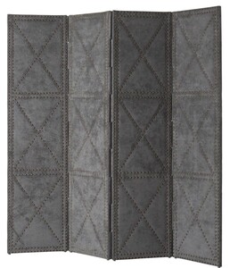 Casa Padrino Luxus Wohnzimmer Raumteiler Hellgrau 180 x H. 180 cm - Limited Edition