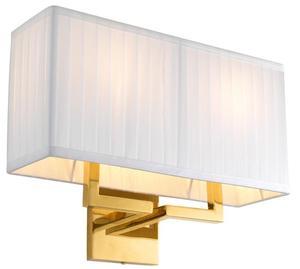 Casa Padrino Luxus Wandleuchte Gold 36 x 13,5 x H. 27 cm - Wohnzimmer Wandlampe