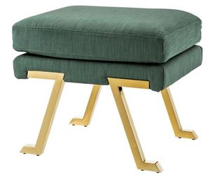 Casa Padrino Luxus Hotel Hocker 60 x 46 x H. 50 cm - Designer Sitzhocker