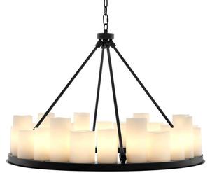 Casa Padrino Luxus Kronleuchter Schwarz 90 x H. 65 cm - Hotel Restaurant M�bel