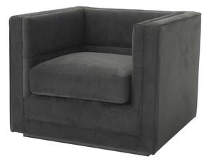 Casa Padrino Luxus Sessel Anthrazitgrau 92 x 86 x H. 73,5 cm - Luxus Wohnzimmer Sessel