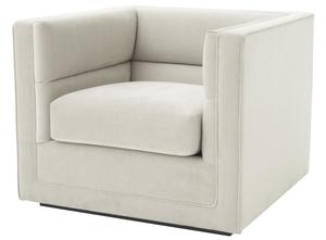 Casa Padrino Luxus Sessel Hellgrau 92 x 86 x H. 73,5 cm - Luxus Wohnzimmer Sessel