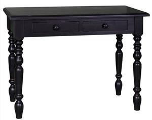 Casa Padrino Schreibtisch im Landhausstil in schwarz 109 x 60 x H. 79 cm - Landhausstil Kollektion