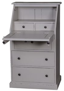 Casa Padrino Landhausstil Sekret�r mit 5 Schubladen 65 x 45 x H. 110 cm - M�bel im Landhausstil