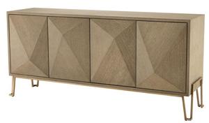 Casa Padrino Luxus Wohnzimmerschrank 181 x 46 x H. 82,5 cm - Limited Edition