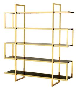 Casa Padrino Luxus Regalschrank Gold 160 x 42 x H. 180 cm - Designer Hotel M�bel