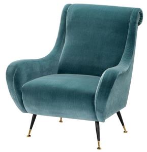 Casa Padrino Luxus Hotel Salon Sessel T�rkis 80 x 90 x H. 88 cm - Wohnzimmer M�bel