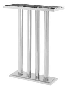 Casa Padrino Luxus Konsole Silber 70 x 30 x H. 93 cm - Designer Hotel M�bel