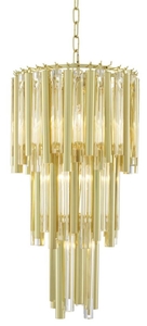 Casa Padrino Luxus Kronleuchter Gold Durchmesser 35 x H. 68 cm - Hotel M�bel