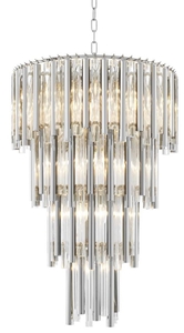 Casa Padrino Luxus Kronleuchter Silber Durchmesser 57 x H. 88 cm - Hotel Mbel