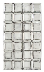 Casa Padrino Designer Wandspiegel mit antikem Spiegelglas 80 x H. 140 cm - Wohnzimmer Spiegel