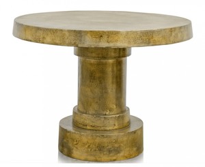 Casa Padrino Beistelltisch Antik Gold 60 x H. 45 cm - Wohnzimmertisch