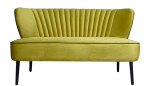 Casa Padrino Luxus Wohnzimmer Sofa Gold 129 x 75 x H. 73,5 cm - Designer M�bel