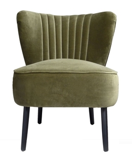 Casa Padrino Luxus Wohnzimmer Sessel Grn 61 x 70 x H. 73 cm - Designer Mbel