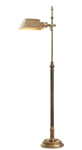 Casa Padrino Luxus Stehleuchte Vintage Messing 21,5 x 20,5 x H. 130 cm - Antikstil M�bel
