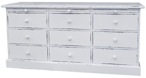 Casa Padrino Landhausstil Kommode mit 6 Schubladen - B�rom�bel im Landhausstil