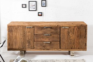 Casa Padrino  Luxus Sideboard  B.160 x H.75 x T.40 - Fernsehschrank - Kommode - Handgefertigt aus Massivholz!