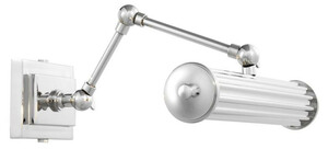 Casa Padrino Luxus Hotel Wandleuchte Silber 30 x 34 x H. 21 cm - Hotel M�bel