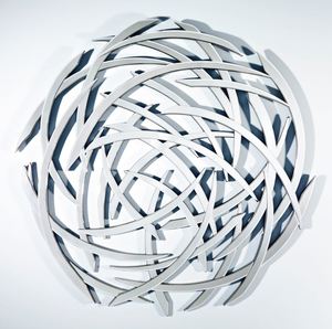 Casa Padrino Designer Wandspiegel  116 cm - Designer Kollektion