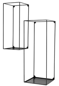 Casa Padrino Luxus Deko Wandregale Bronze - Art Deco M�bel