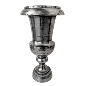 Casa Padrino Antik Stil Vase Aluminium Raw - unbearbeitet - Hotel Dekoration - Barock Blumengef�ss Pflanzentopf