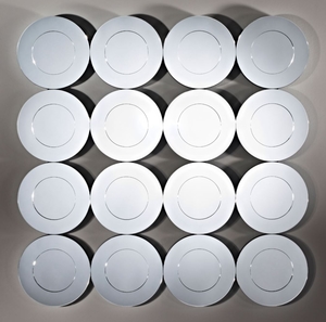 Casa Padrino Luxus Wohnzimmer Spiegel 90 x H. 90 cm - Luxus Qualit�t