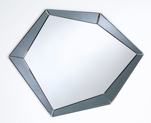 Casa Padrino Luxus Spiegel Rauchgrau 90 x H. 71 cm - Designerm�bel & Accessoires