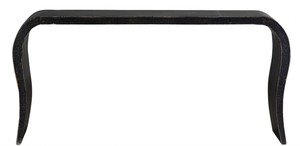 Casa Padrino Landhausstil Konsolentisch Antik Stil Schwarz 162 x 35 x H. 77 cm - Landhausstil Konsole