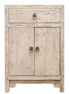 Casa Padrino Landhausstil Kommode Naturfarben 50 x 40 x H. 75 cm - Landhausstil M�bel