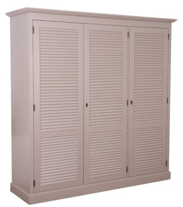 Casa Padrino Landhausstil Kleiderschrank 194 x 59 x H. 200 cm - Schlafzimmerm�bel im Landhausstil 