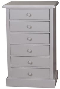 Casa Padrino Landhausstil Kommode Grau 60 x 41 x H. 97 cm - Landhausstil M�bel