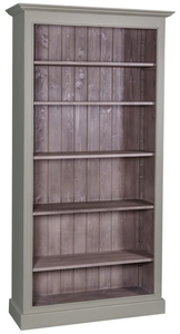 Casa Padrino Landhausstil B�cherschrank Gr�n / Braun 109 x 39 x H. 210 cm - Wohnzimmerm�bel im Landhausstil