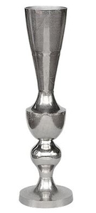 Casa Padrino Antik Stil Vase Aluminium Silber - Hotel Dekoration - Barock Blumengef�ss Pflanzentopf - Mod1 H. 107 cm