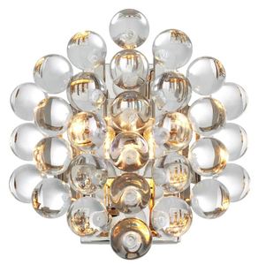 Casa Padrino Luxus Wandleuchte Silber 24,5 x 15 x H. 24 cm - Luxus Qualit�t