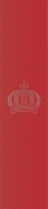 Harald Gl��ckler Designer Barock Vliestapete 52717 - Krone - Rot mit Stra�steinen  
