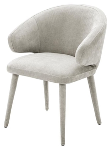 Casa Padrino Designer Esszimmerstuhl Sandfarben 62 x 55 x H. 79 cm - Luxus Mbel