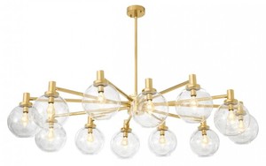 Casa Padrino Luxus Kronleuchter Gold 150 x 105 x H. 37 cm - Limited Edition