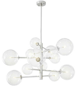 Casa Padrino Luxus Halogen Kronleuchter Silber  90 x H. 53 cm - Luxus Qualit�t