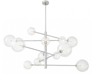 Casa Padrino Luxus Halogen Kronleuchter Silber  130 x H. 67 cm - Luxus Qualit�t
