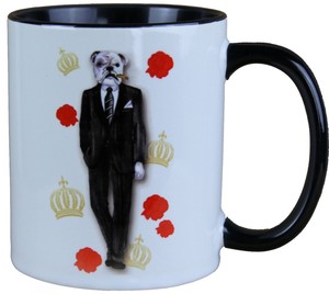 Harald Gl��ckler Pomp��s Tasse Hund Gentleman - designed by Harald Gl��ckler