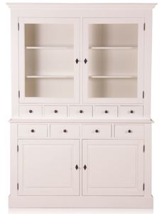 Casa Padrino Landhausstil Wandschrank Antik Wei�  155 x 46 x H. 280 cm - Landhausstil M�bel 