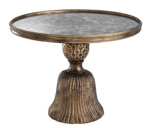 Casa Padrino Luxus Beistelltisch Antik Gold  53,5 x H. 40 cm - Luxus Wohnzimmermbel