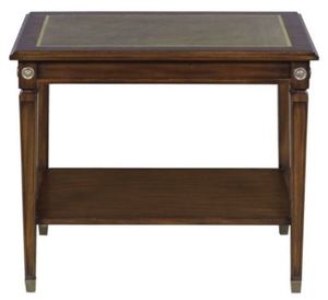 Casa Padrino Mahagoni Beistelltisch Braun / Gr�n 64 x 43 x H. 54 cm - Luxus Wohnzimmer Beistelltisch 