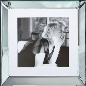 Casa Padrino Designer Bild Zwischen Freunden Marilyn Monroe 40 x  40 cm - Limited Edition