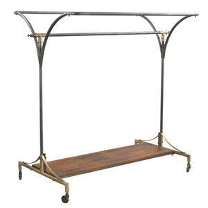 Casa Padrino Designer Kleiderstnder - Kleiderbgel 142 x 100 x H.154cm - Eisen - sehr edel