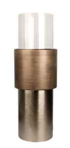 Casa Padrino Luxus Kerzenhalter / Teelichthalter Bronze  35 x H. 99 cm - Hotel & Restaurant Deko