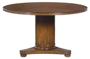 Casa Padrino Luxus Eichenholz Esstisch Braun  135 x H. 78 cm - Massivholz Esszimmermbel