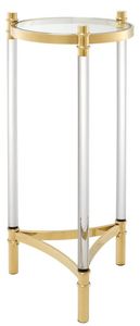 Casa Padrino Beistelltisch / Blumentisch Gold  41 x H. 90,5 cm - Luxus Qualit�t